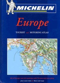 Michelin Europe Tourist and Motoring Atlas (Hardcover) No. 1133, 5e