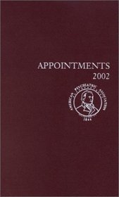 American Psychiatric Association Appointment Book Pocket: 2002