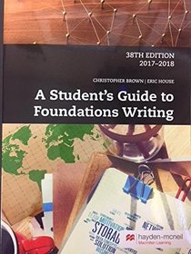 A Student's Guide To Foundations Writing w/ Access