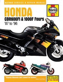 Haynes Honda CBR600F1 & 1000F Fours 1987 thru 1996 (Haynes Repair Manuals)