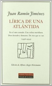 Lirica de una Atlantida/ Lyric of the Atlantis (Spanish Edition)