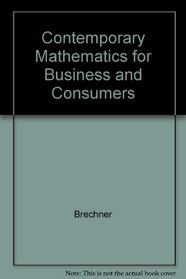 Contemporary Math for Business and Consumers with Mathcue Software