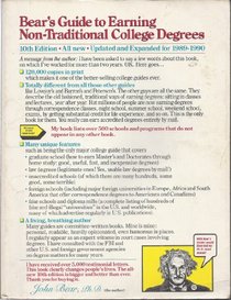 Bear's guide to earning non-traditional college degrees (Bears' Guide to Earning Degrees by Distance Learning)