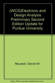 (WCS)Electronic and Design Analysis Preliminary Second Edition Update for Purdue University