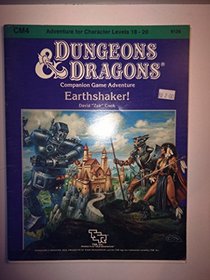 Advanced Dungeons & Dragons Companion Game Adventure CM4 Earthshaker!