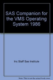 SAS Companion for the VMS Operating System, 1986