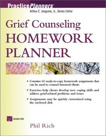 Grief Counseling Homework Planner