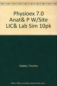 Physioex 7.0 Anat& P W/Site LIC& Lab Sim 10pk