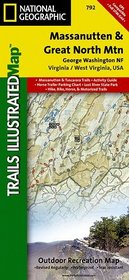 Massanutten & Great Northern Mountains, Virginia - Trails Illustrated Map # 792 (National Geographic Maps: Trails Illustrated)