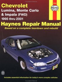 Chevrolet Lumina, Monte Carlo and Front-Wheel Drive Impala Automotive Repair Manual: 1995 Through 2001 (Hayne's Automotive Repair Manual)