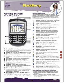 RIM BlackBerry Software Version 4.0 Quick Source Guide