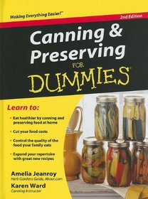 Canning & Preserving for Dummies (2nd Edition) (Large Print)