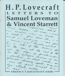 Letters to Samuel Loveman & Vincent Starrett