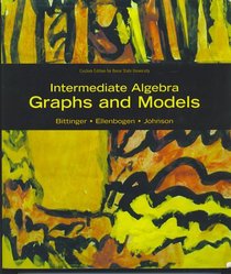 Intermediate Algebra Graphs and Models