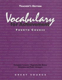 Vocabulary for Achievement: Fourth Course