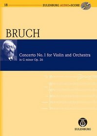 Violin Concerto No. 1 in G Minor, Op. 26: Eulenburg Audio+Score Series