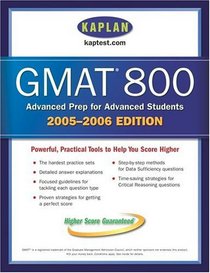 Kaplan GMAT 800, 2005-2006 (Kaplan Gmat 800)