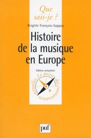 Histoire de la musique en Europe