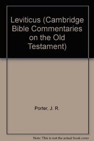 Leviticus (Cambridge Bible Commentaries on the Old Testament)