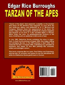 TARZAN OF THE APES A Comparison Between the A.C. McClurg First Edition Text versus the Ballantine Books/Gutenberg Text
