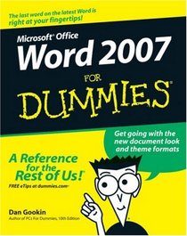 Word 2007 For Dummies (For Dummies (Computer/Tech))