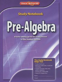 Pre-Algebra, Study Notebook