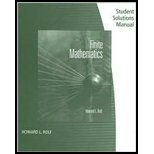 Finite Mathematics - Student Solutions Manual