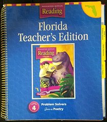 Houghton Mifflin Reading Teachers Edition Grade 4 Theme 4 (Problem Solvers)
