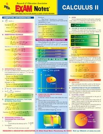 EXAMNotes for Calculus II (EXAMNotes)