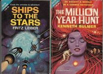 ACE DOUBLE #F-285 Ships to the Stars & The Million Year Hunt