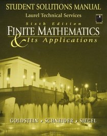 Finite Mathematics  Its Applications: Student Solution Manual