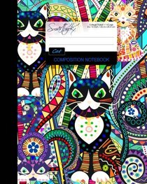 Cat Composition Notebook: College Ruled Writer's Notebook / Journal for School / Teacher / Office / Student [ Perfect Bound * Large * Carnival ] (Animal Series)