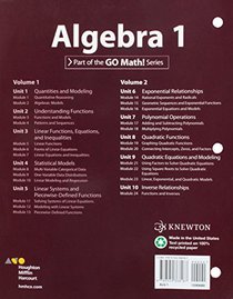 HMH Algebra 1: Interactive Student Edition Volume 2 2015