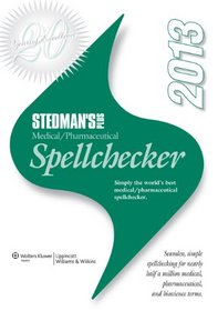 Stedman's Plus Version 2013 Medical/Pharmaceutical Spellchecker (Single User Upgrade), (Upgrade)