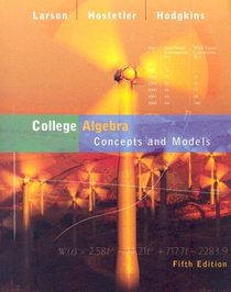 College Algebra Concepts Models, Custom Publication