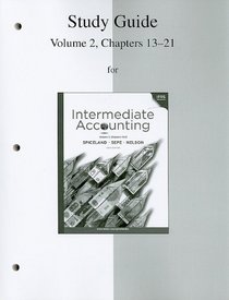 Study Guide, Volume 2 to accompany Intermediate Accounting