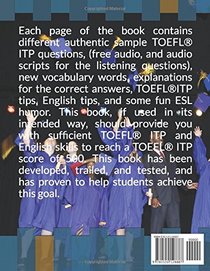 TOEFL ITP Test: Listening, Grammar & Reading