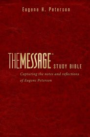 The Message Study Bible Leather-look