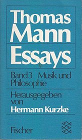 Essays 3: Musik und Philosophie