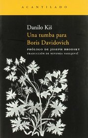 UNA TUMBA PARA BORIS DAVIDOVICH