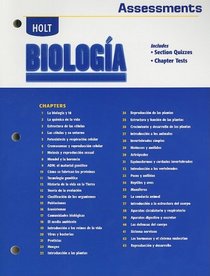 Holt Biologia Assessments (Spanish Edition)