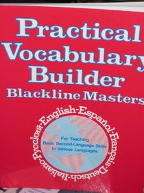 Practical Vocabulary Builder: Blackline Masters (Language - Professional Resources)