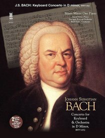 Music Minus One Piano: J.S. Bach Concerto in D minor, BWV1052 (Book & 2 CD Set)