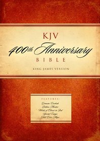 KJV 400th Anniversary Bible, Black Genuine Leather