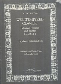 Well-Tempered Clavier: Selected Preludes and Fugues from Book 1 (Urtext Edition)