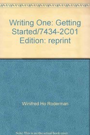Writing One: Getting Started/7434-2C01