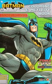 Batman Coloring & Activity Book Stickers Included