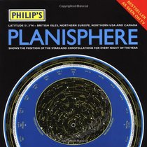 Philip's Planisphere (Latitude 51.5 North): for Use in Britain and Ireland, Northern Europe, Northern USA and Canada