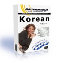 Learn Korean FAST with MASTER LANGUAGE vol.1 (10 CDs & 1 Book based course)