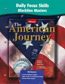 American Journey Daily Focus Skills Blackline Masters